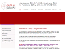 Tablet Screenshot of cherryclough.com